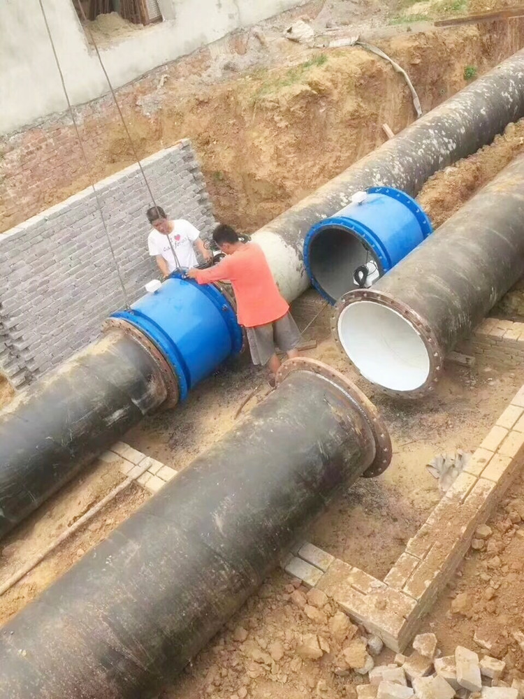 某污水處理廠電磁流量計(jì)安裝
